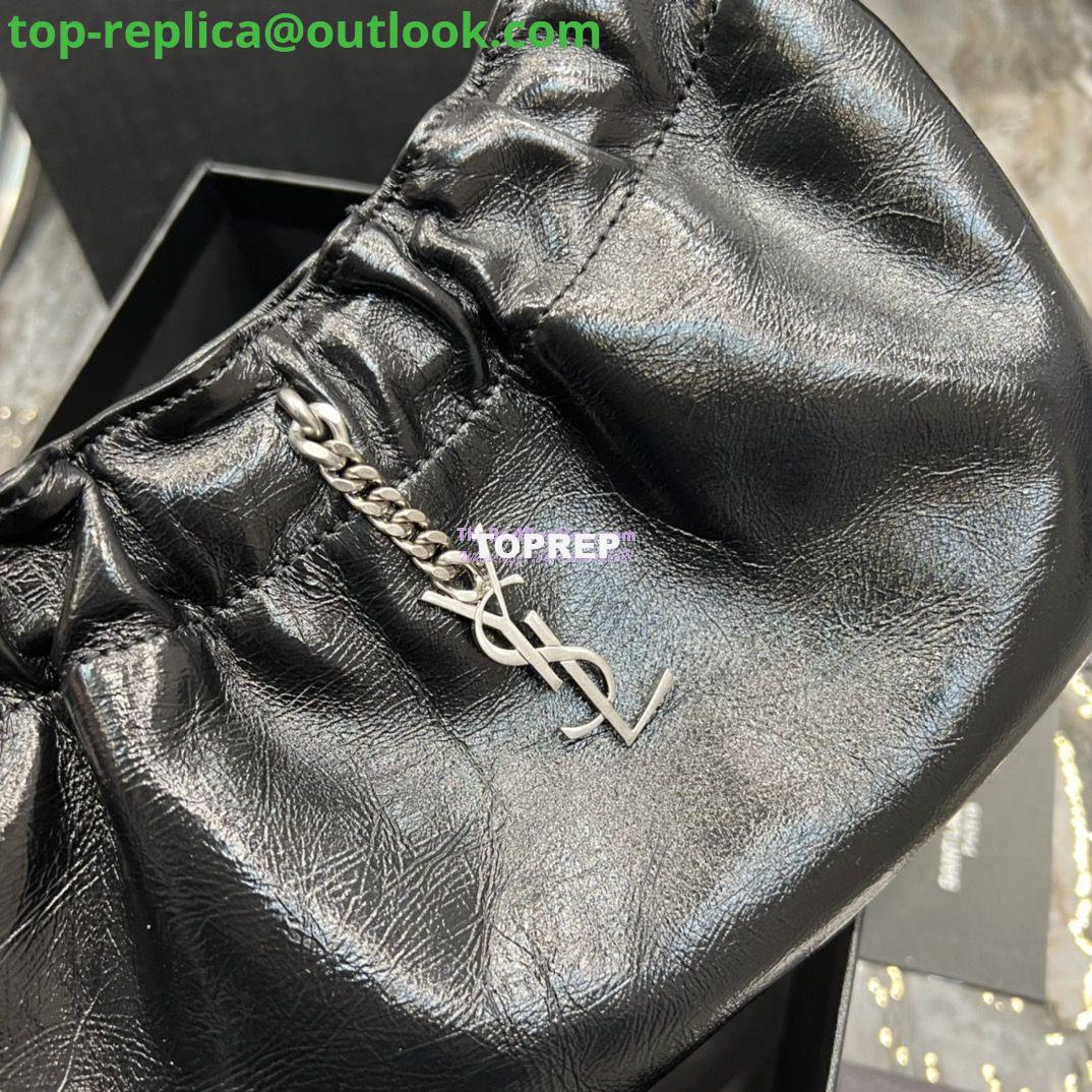 Replica YSL Saint Laurent Pac Pac Ruched Hobo bag 681632 Black 6 Replica YSL Saint Laurent Pac Pac Ruched Hobo bag 681632 Black 6