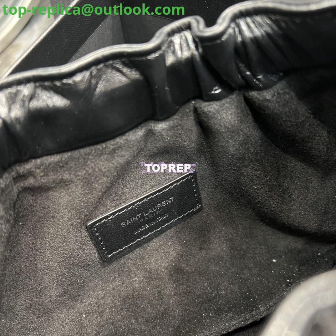 Replica YSL Saint Laurent Pac Pac Ruched Hobo bag 681632 Black 13 Replica YSL Saint Laurent Pac Pac Ruched Hobo bag 681632 Black 13