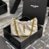 Replica YSL Saint Laurent Bea In Grained Leather 763435 White 18