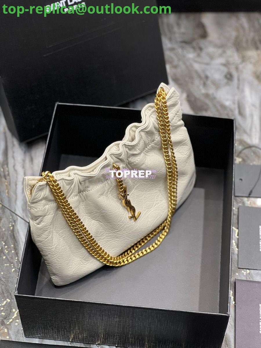 Replica YSL Saint Laurent Pac Pac Ruched Hobo bag 681632 Creme 4 Replica YSL Saint Laurent Pac Pac Ruched Hobo bag 681632 Creme 4