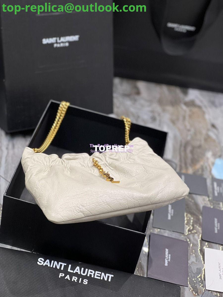 Replica YSL Saint Laurent Pac Pac Ruched Hobo bag 681632 Creme 9 Replica YSL Saint Laurent Pac Pac Ruched Hobo bag 681632 Creme 9
