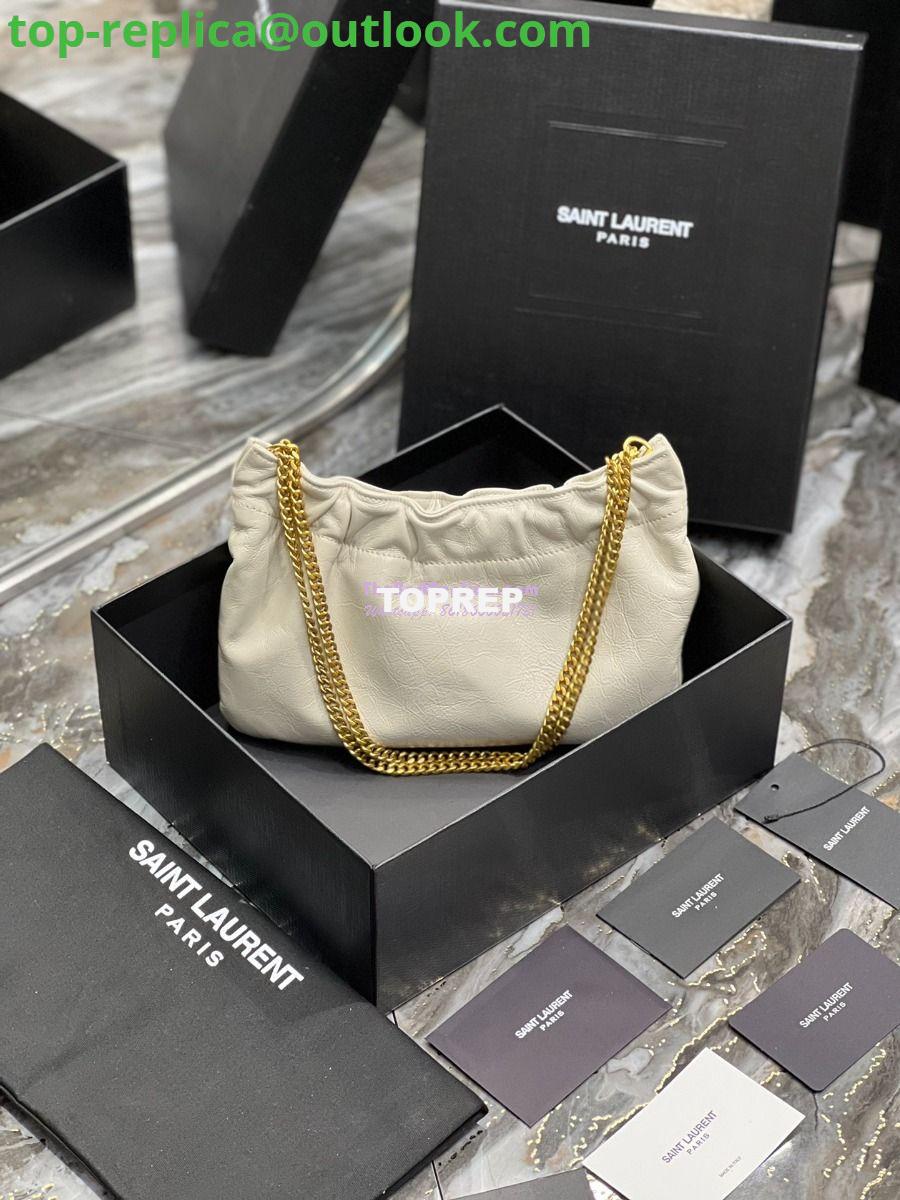 Replica YSL Saint Laurent Pac Pac Ruched Hobo bag 681632 Creme 13 Replica YSL Saint Laurent Pac Pac Ruched Hobo bag 681632 Creme 13
