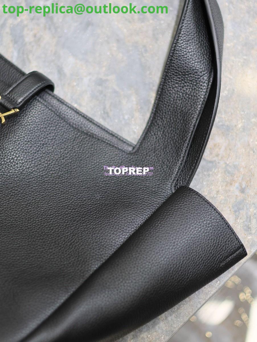 Replica YSL Saint Laurent Bea In Grained Leather 763435 Black 8 Replica YSL Saint Laurent Bea In Grained Leather 763435 Black 8