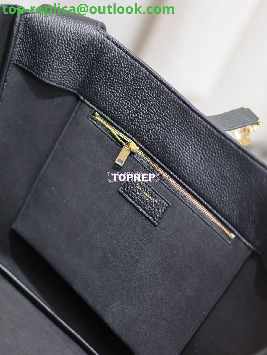 Replica YSL Saint Laurent Bea In Grained Leather 763435 Black 9 Replica YSL Saint Laurent Bea In Grained Leather 763435 Black 9