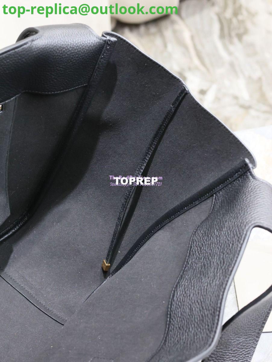 Replica YSL Saint Laurent Bea In Grained Leather 763435 Black 11 Replica YSL Saint Laurent Bea In Grained Leather 763435 Black 11