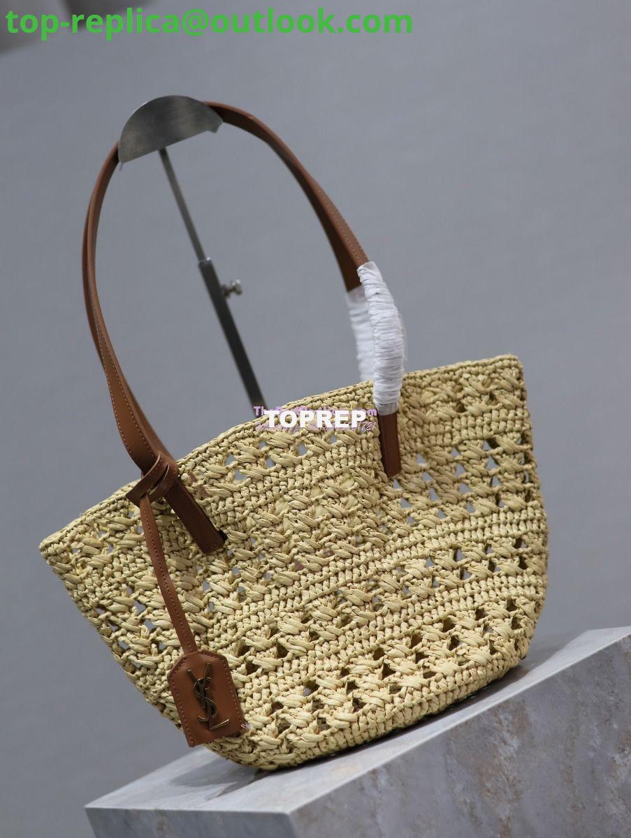 Replica YSL Saint Laurent Panier Small Bag In Raffia 761461 Natural 2 Replica YSL Saint Laurent Panier Small Bag In Raffia 761461 Natural 2