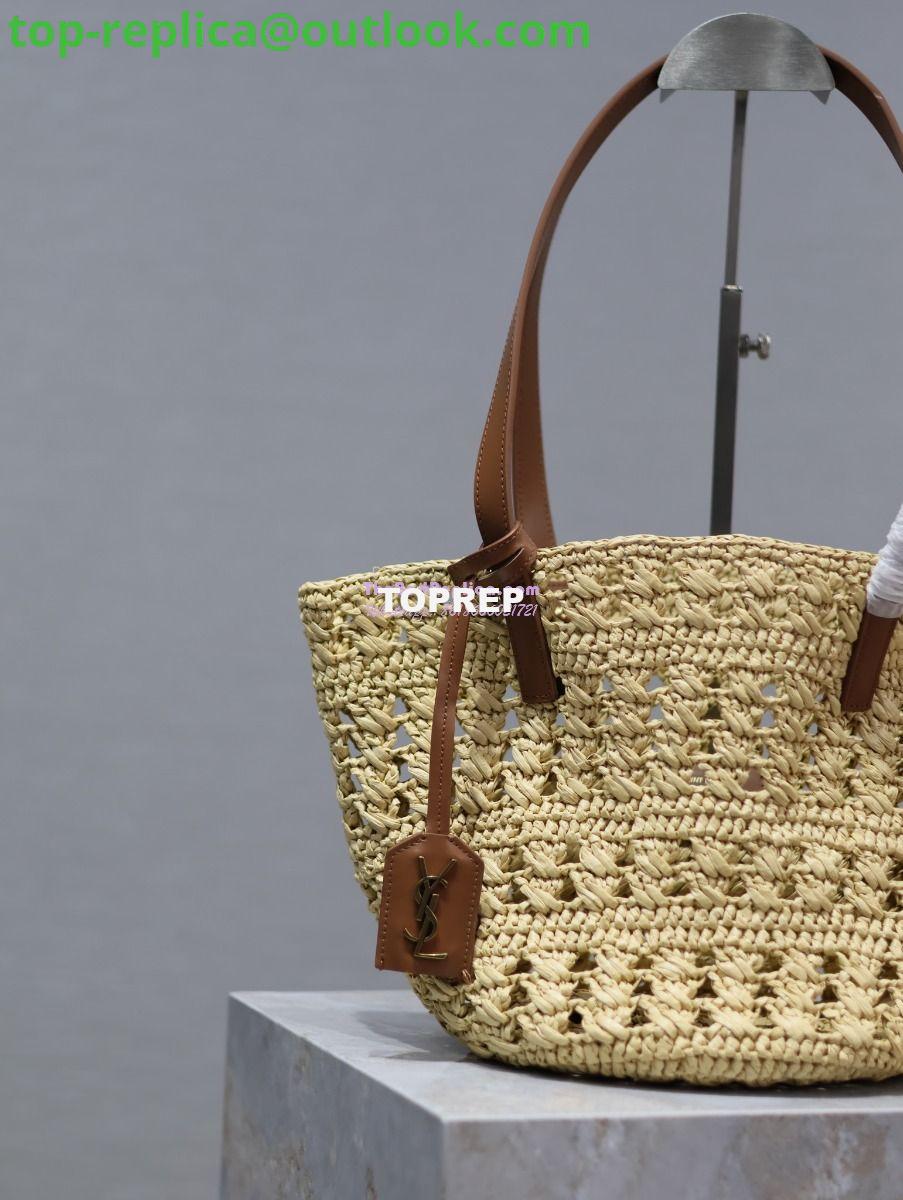 Replica YSL Saint Laurent Panier Small Bag In Raffia 761461 Natural 7 Replica YSL Saint Laurent Panier Small Bag In Raffia 761461 Natural 7