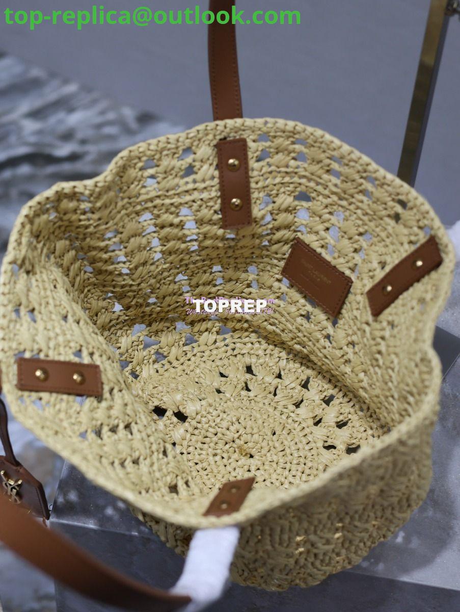 Replica YSL Saint Laurent Panier Small Bag In Raffia 761461 Natural 8 Replica YSL Saint Laurent Panier Small Bag In Raffia 761461 Natural 8