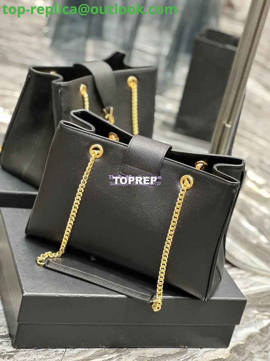 Replica YSL Saint Laurent Cassandre Shopper Bag in Grained Calfskin 668900 Black 9 Replica YSL Saint Laurent Cassandre Shopper Bag in Grained Calfskin 668900 Black 9