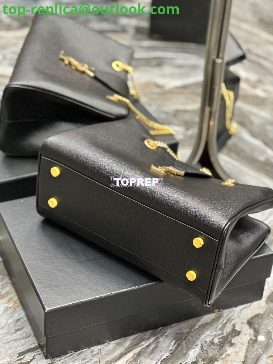 Replica YSL Saint Laurent Cassandre Shopper Bag in Grained Calfskin 668900 Black 14 Replica YSL Saint Laurent Cassandre Shopper Bag in Grained Calfskin 668900 Black 14