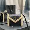 Replica Saint Laurent YSL Gaby Vanity Bag In Lambskin 7667311 12