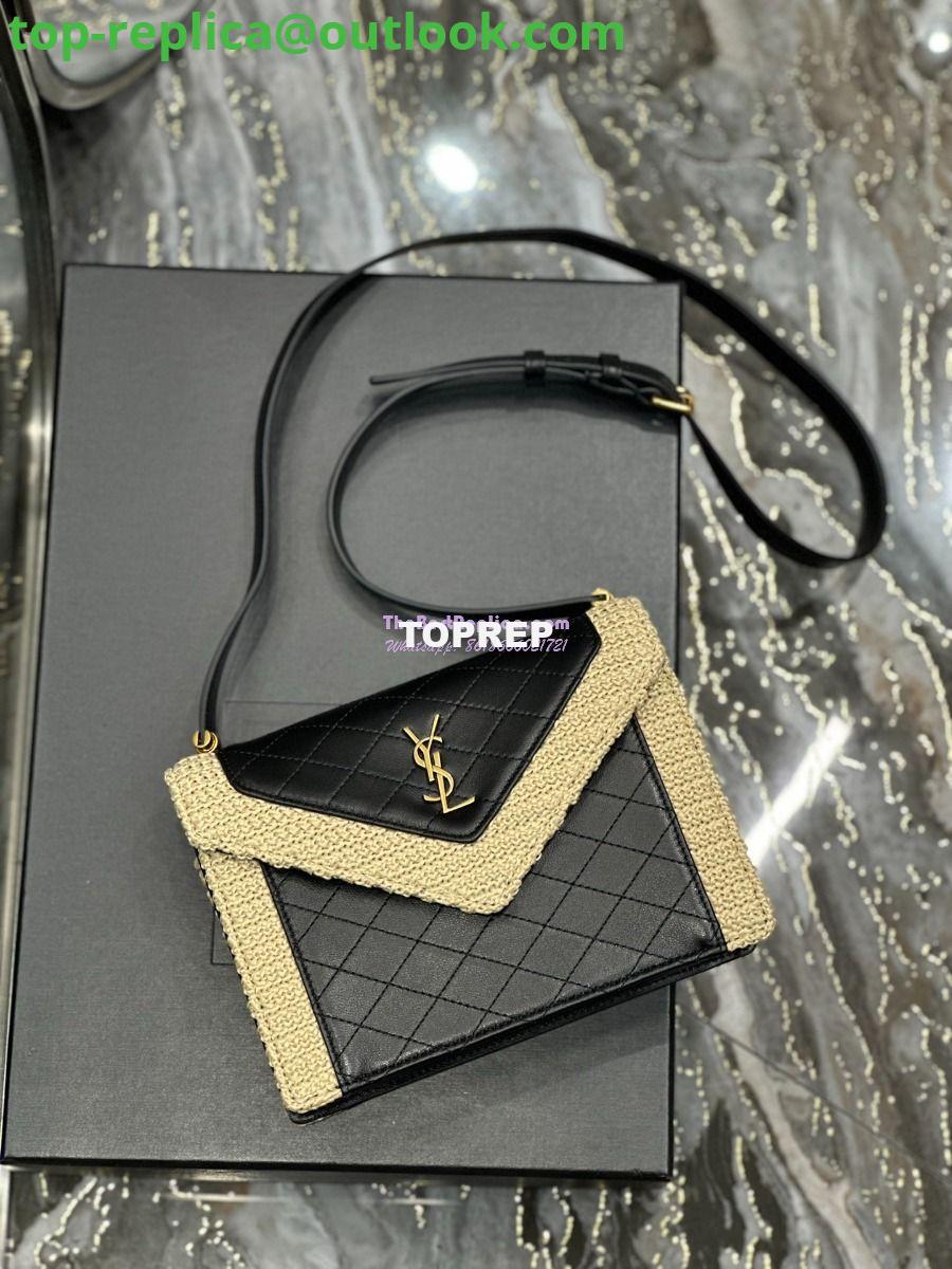 Replica YSL Saint Laurent Gaby Mini Satchel In Quilted Lambskin 685574 Black mix 7 Replica YSL Saint Laurent Gaby Mini Satchel In Quilted Lambskin 685574 Black mix 7