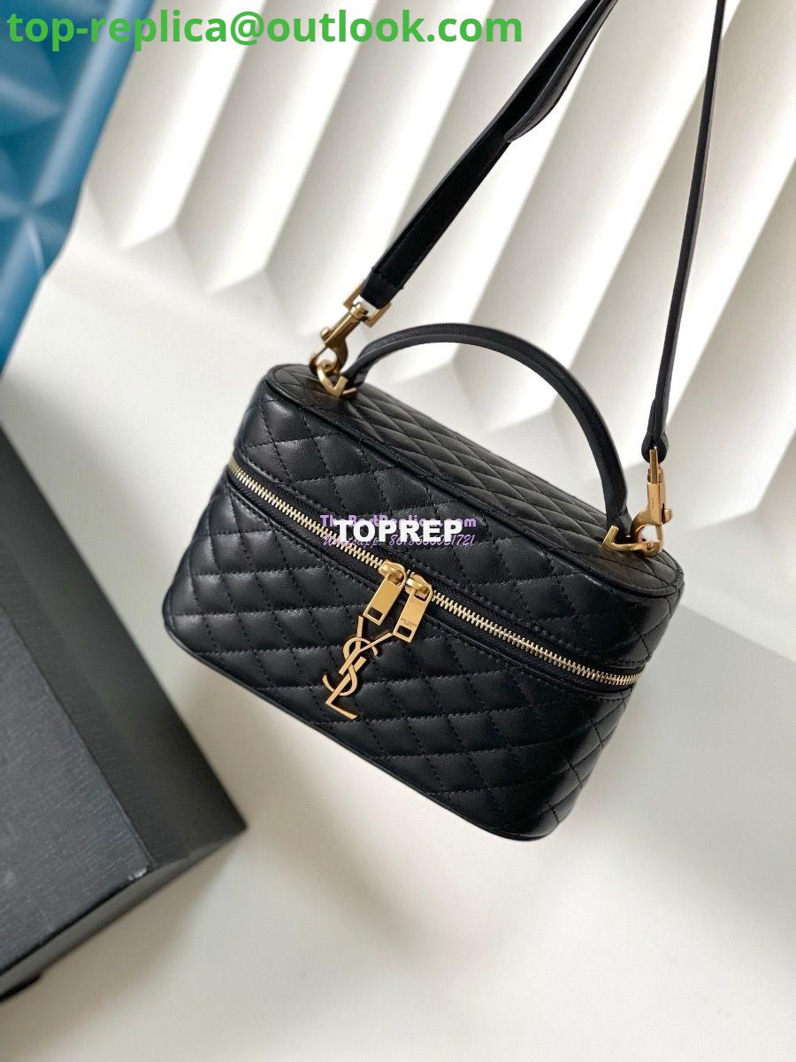 Replica Saint Laurent YSL Gaby Vanity Bag In Lambskin 7667311 2 Replica Saint Laurent YSL Gaby Vanity Bag In Lambskin 7667311 2