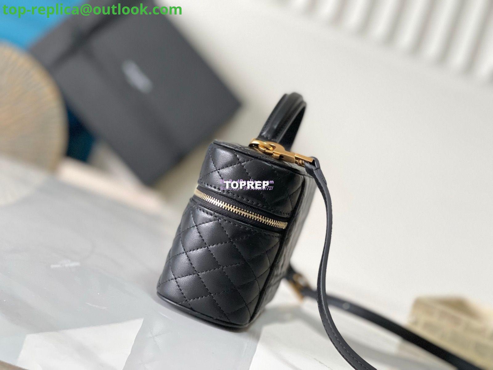 Replica Saint Laurent YSL Gaby Vanity Bag In Lambskin 7667311 3 Replica Saint Laurent YSL Gaby Vanity Bag In Lambskin 7667311 3