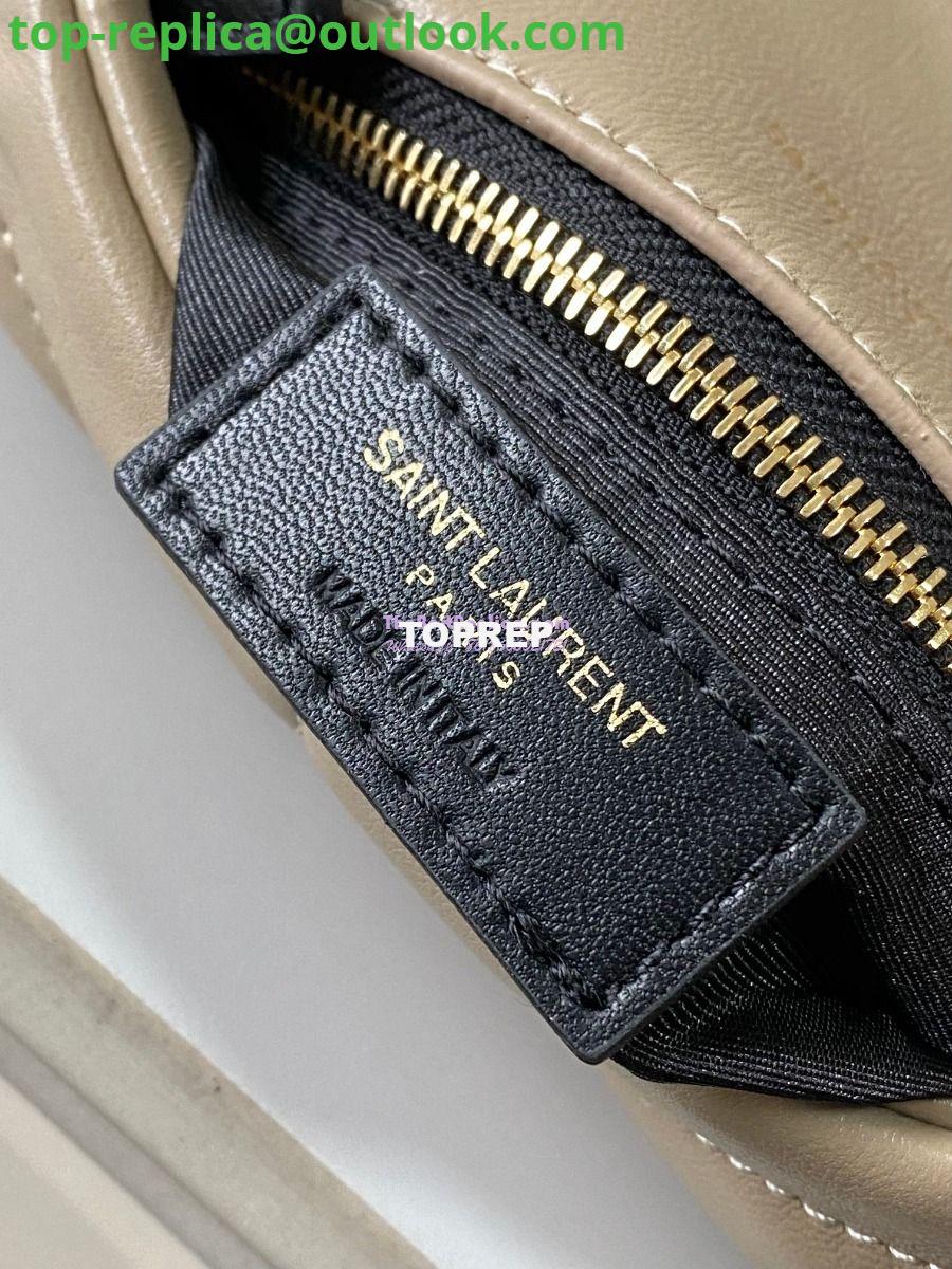 Replica YSL Saint Laurent Mini Loulou Puffer Toy Bag In Quilted Lambskin Dark Beige 8 Replica YSL Saint Laurent Mini Loulou Puffer Toy Bag In Quilted Lambskin Dark Beige 8