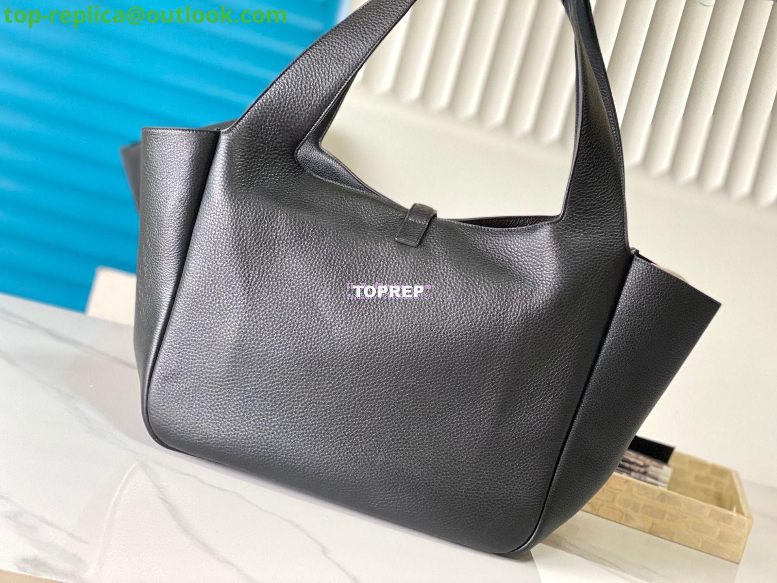 Replica YSL Saint Laurent Bea In Grained Leather Deerskin 763435 Black 13 Replica YSL Saint Laurent Bea In Grained Leather Deerskin 763435 Black 13