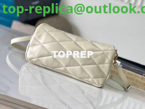 Replica YSL Saint Laurent 87 In Quilted Lambskin 7540011 Blanc 5