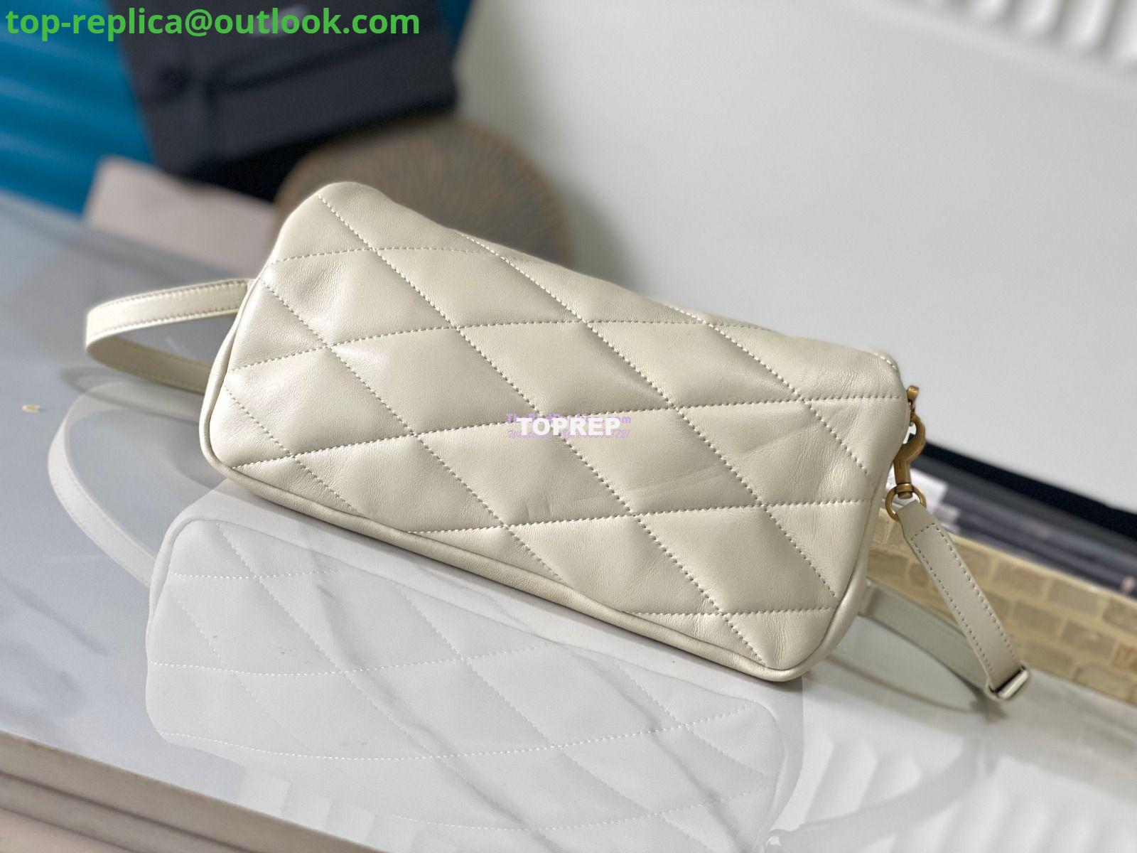 Replica YSL Saint Laurent 87 In Quilted Lambskin 7540011 Blanc 5 Replica YSL Saint Laurent 87 In Quilted Lambskin 7540011 Blanc 5