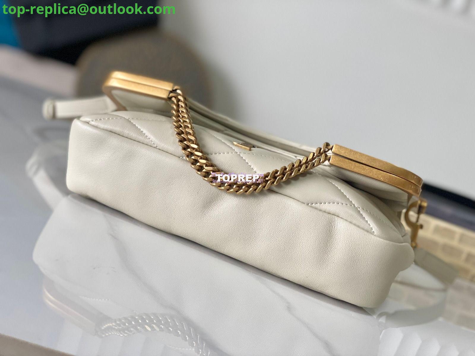 Replica YSL Saint Laurent 87 In Quilted Lambskin 7540011 Blanc 9 Replica YSL Saint Laurent 87 In Quilted Lambskin 7540011 Blanc 9