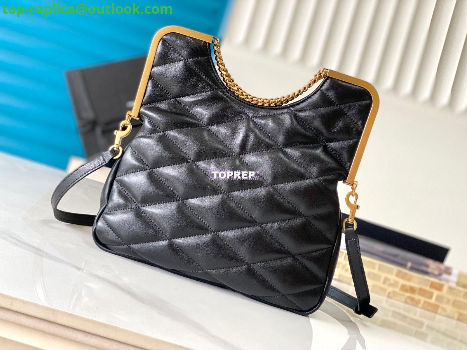 Replica YSL Saint Laurent 87 In Quilted Lambskin 7540011 Black 8 Replica YSL Saint Laurent 87 In Quilted Lambskin 7540011 Black 8