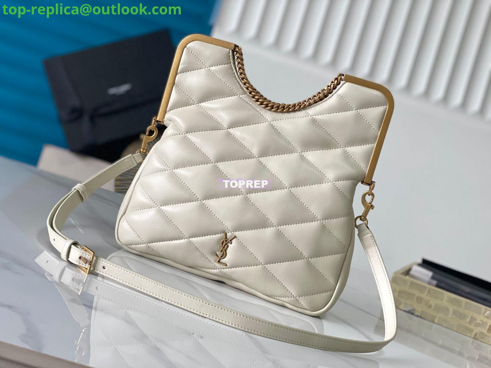 Replica YSL Saint Laurent 87 In Quilted Lambskin 7540011 Blanc 10 Replica YSL Saint Laurent 87 In Quilted Lambskin 7540011 Blanc 10