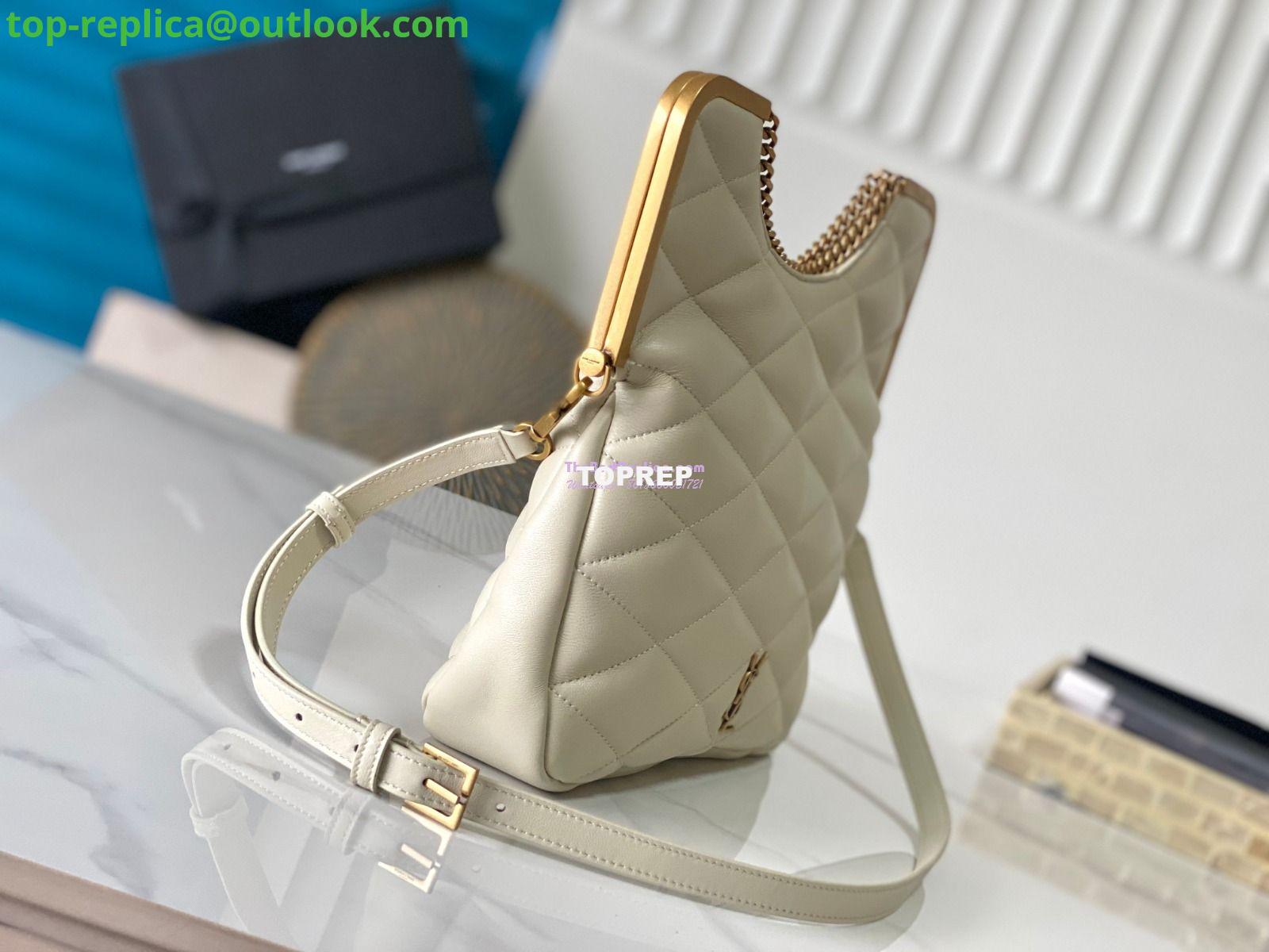 Replica YSL Saint Laurent 87 In Quilted Lambskin 7540011 Blanc 11 Replica YSL Saint Laurent 87 In Quilted Lambskin 7540011 Blanc 11