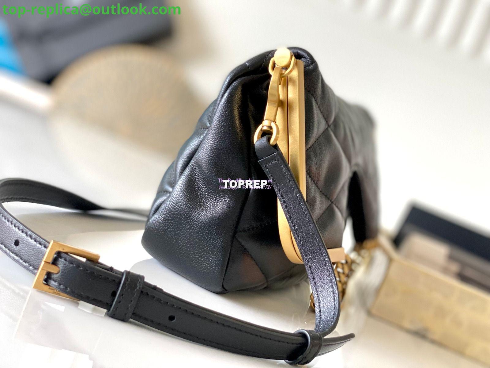 Replica YSL Saint Laurent 87 In Quilted Lambskin 7540011 Black 10 Replica YSL Saint Laurent 87 In Quilted Lambskin 7540011 Black 10