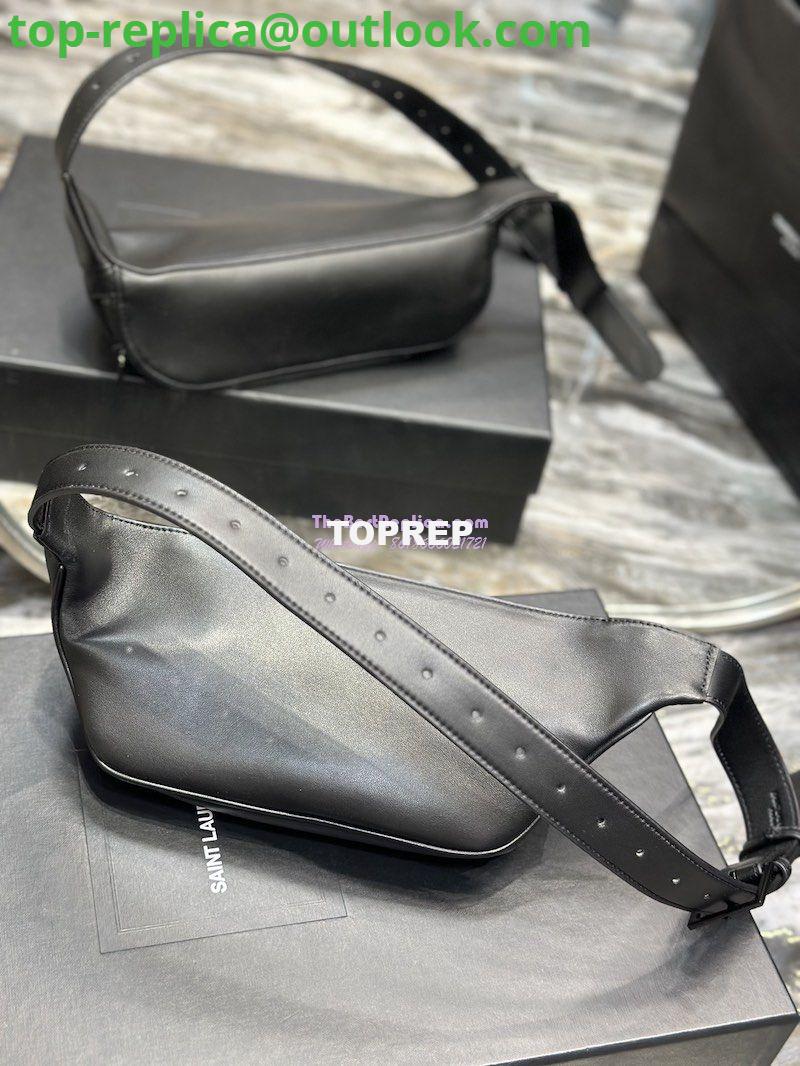 Replica YSL Saint Laurent Cassandre Classic Belt Bag In Smooth Calf Leather 589959 All Black 13 Replica YSL Saint Laurent Cassandre Classic Belt Bag In Smooth Calf Leather 589959 All Black 13