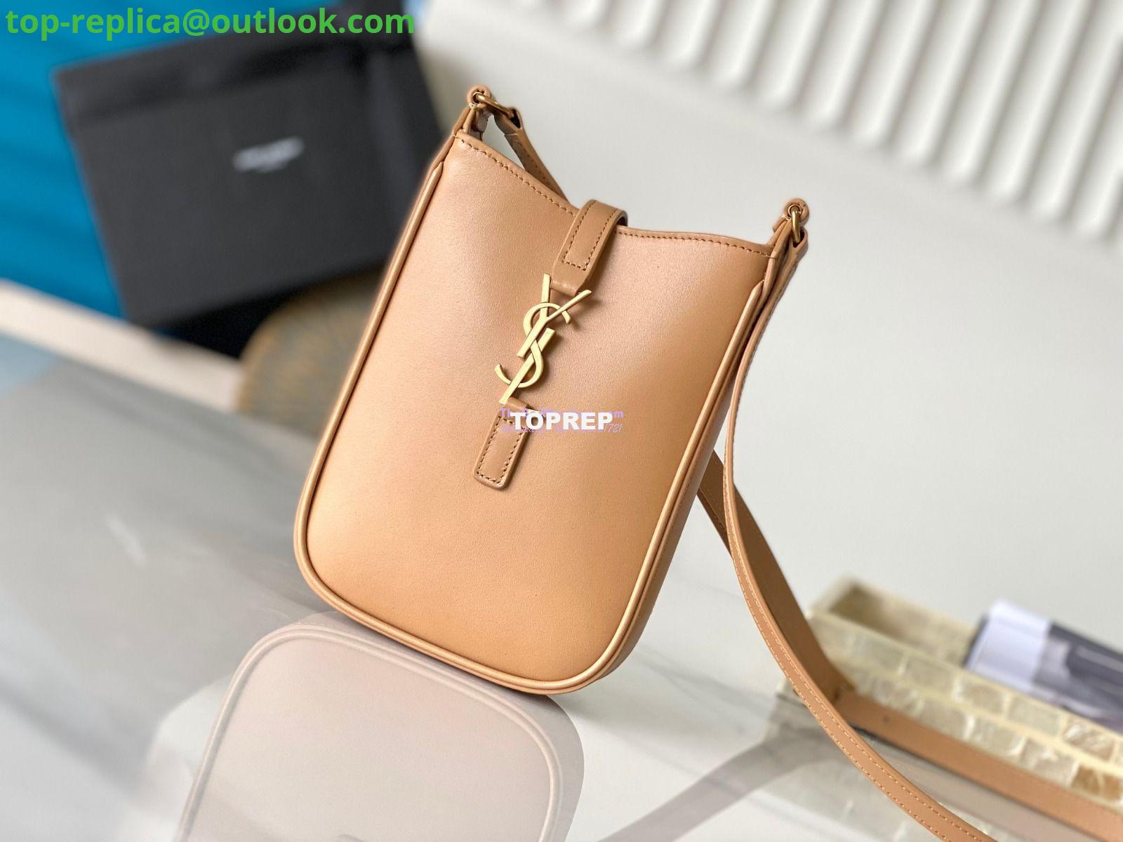 Replica YSL Saint Laurent Le 5 À 7 Mini Vertical In Shiny Leather 7352142 Beige 2 Replica YSL Saint Laurent Le 5 À 7 Mini Vertical In Shiny Leather 7352142 Beige 2