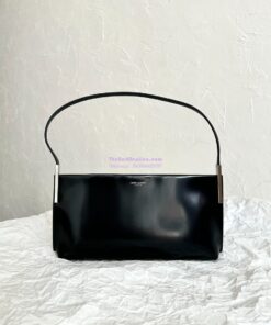 Replica YSL Saint Laurent Suzanne Small In Shiny Leather 741637 Black (Limited) 2