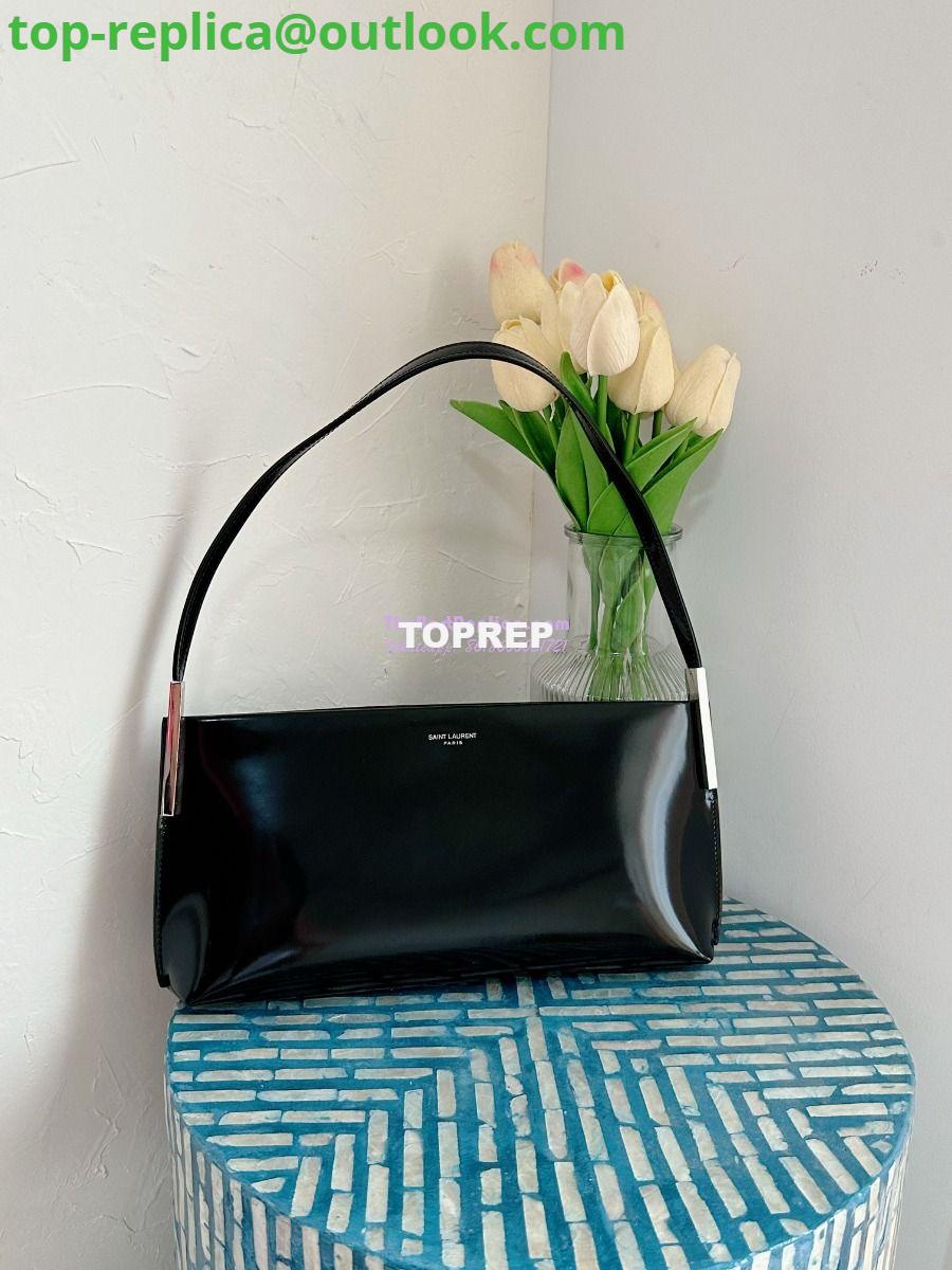 Replica YSL Saint Laurent Suzanne Small In Shiny Leather 741637 Black (Limited) 12 Replica YSL Saint Laurent Suzanne Small In Shiny Leather 741637 Black (Limited) 12