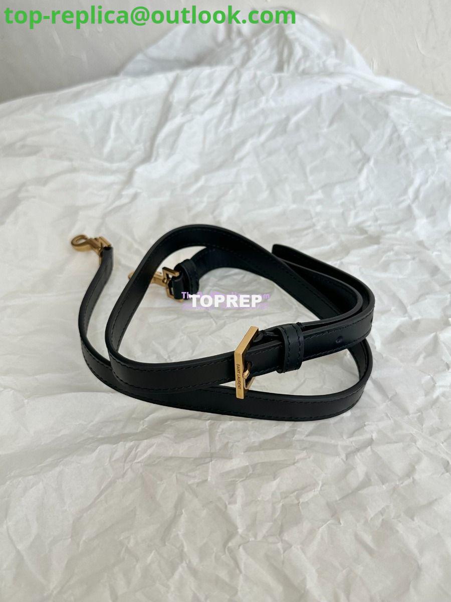 Replica YSL Saint Laurent Small Le 37 in Shiny Leather 7490362 Black 9 Replica YSL Saint Laurent Small Le 37 in Shiny Leather 7490362 Black 9