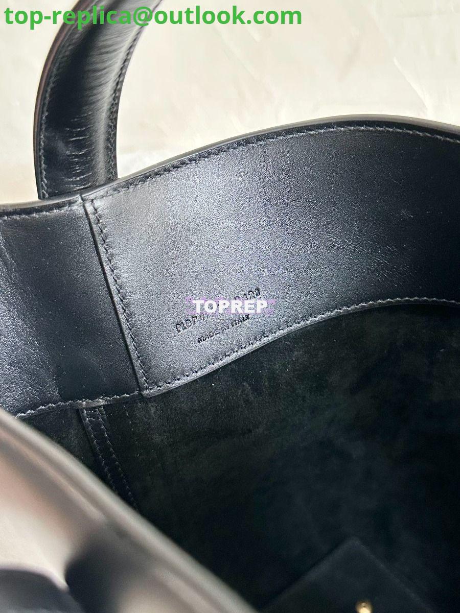 Replica YSL Saint Laurent Le 37 in Shiny Leather 7428282 Black 7 Replica YSL Saint Laurent Le 37 in Shiny Leather 7428282 Black 7