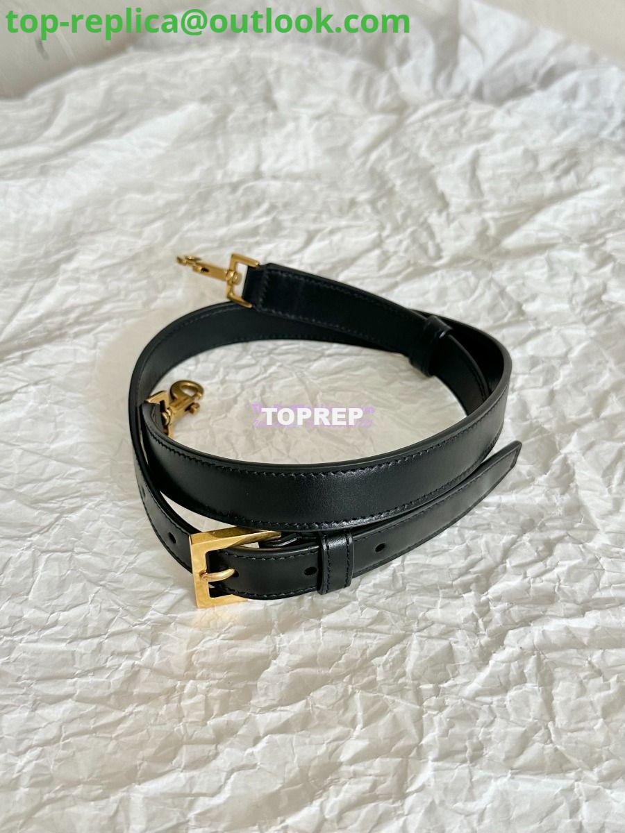 Replica YSL Saint Laurent Le 37 in Shiny Leather 7428282 Black 9 Replica YSL Saint Laurent Le 37 in Shiny Leather 7428282 Black 9