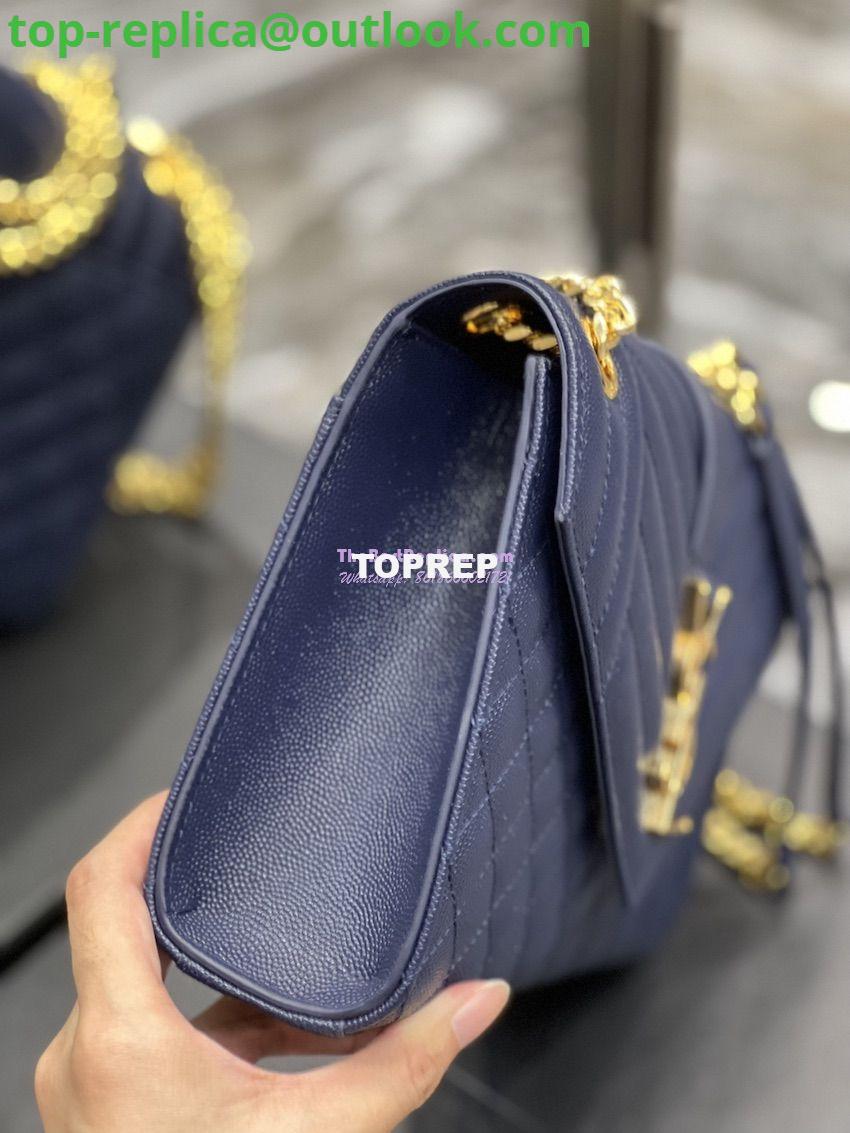 Replica YSL Saint Laurent Medium Envelope Bag In Mix Matelassé Grain De Poudre Embossed Leather 487206 Marine 4 Replica YSL Saint Laurent Medium Envelope Bag In Mix Matelassé Grain De Poudre Embossed Leather 487206 Marine 4