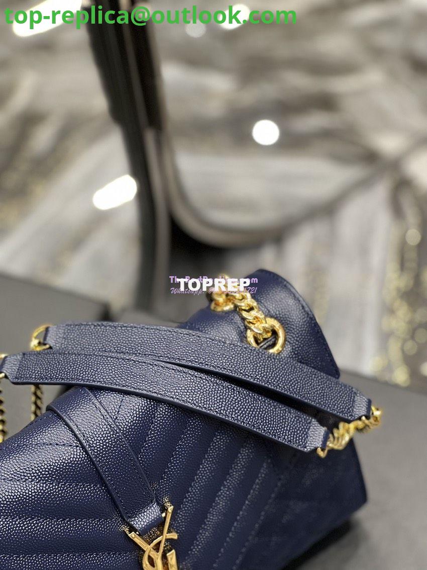 Replica YSL Saint Laurent Medium Envelope Bag In Mix Matelassé Grain De Poudre Embossed Leather 487206 Marine 6 Replica YSL Saint Laurent Medium Envelope Bag In Mix Matelassé Grain De Poudre Embossed Leather 487206 Marine 6