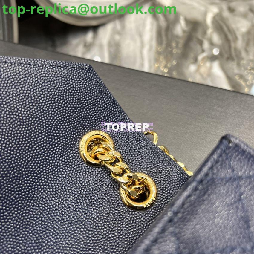Replica YSL Saint Laurent Medium Envelope Bag In Mix Matelassé Grain De Poudre Embossed Leather 487206 Marine 10 Replica YSL Saint Laurent Medium Envelope Bag In Mix Matelassé Grain De Poudre Embossed Leather 487206 Marine 10