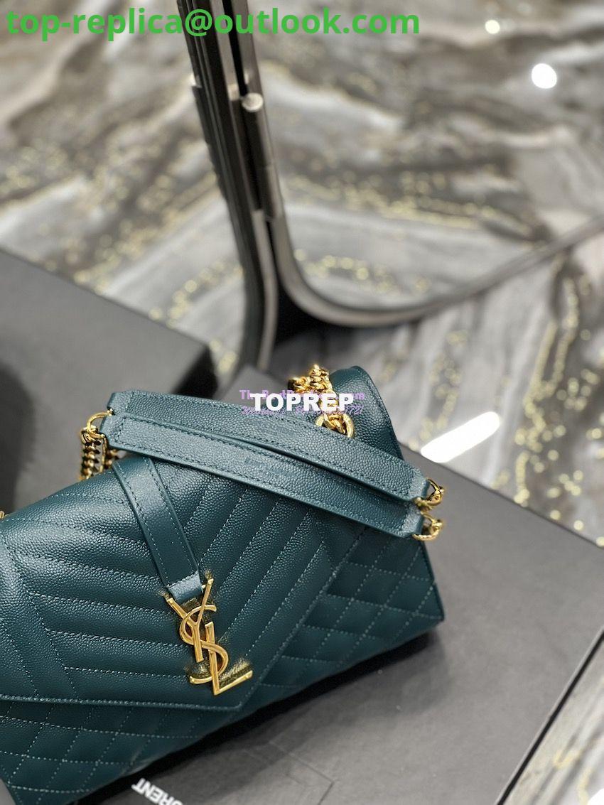 Replica YSL Saint Laurent Medium Envelope Bag In Mix Matelassé Grain De Poudre Embossed Leather 487206 Turquoise 7 Replica YSL Saint Laurent Medium Envelope Bag In Mix Matelassé Grain De Poudre Embossed Leather 487206 Turquoise 7