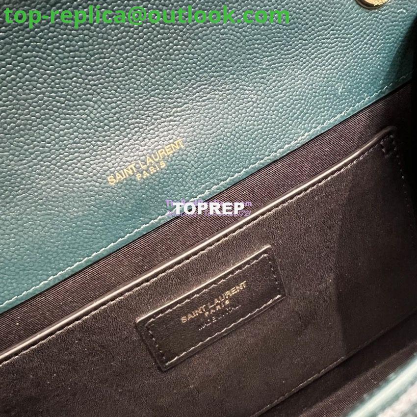 Replica YSL Saint Laurent Medium Envelope Bag In Mix Matelassé Grain De Poudre Embossed Leather 487206 Turquoise 8 Replica YSL Saint Laurent Medium Envelope Bag In Mix Matelassé Grain De Poudre Embossed Leather 487206 Turquoise 8