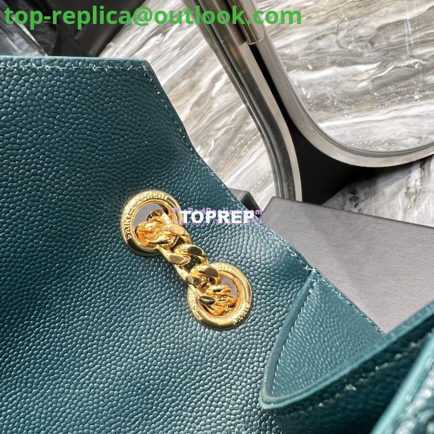 Replica YSL Saint Laurent Medium Envelope Bag In Mix Matelassé Grain De Poudre Embossed Leather 487206 Turquoise 9 Replica YSL Saint Laurent Medium Envelope Bag In Mix Matelassé Grain De Poudre Embossed Leather 487206 Turquoise 9