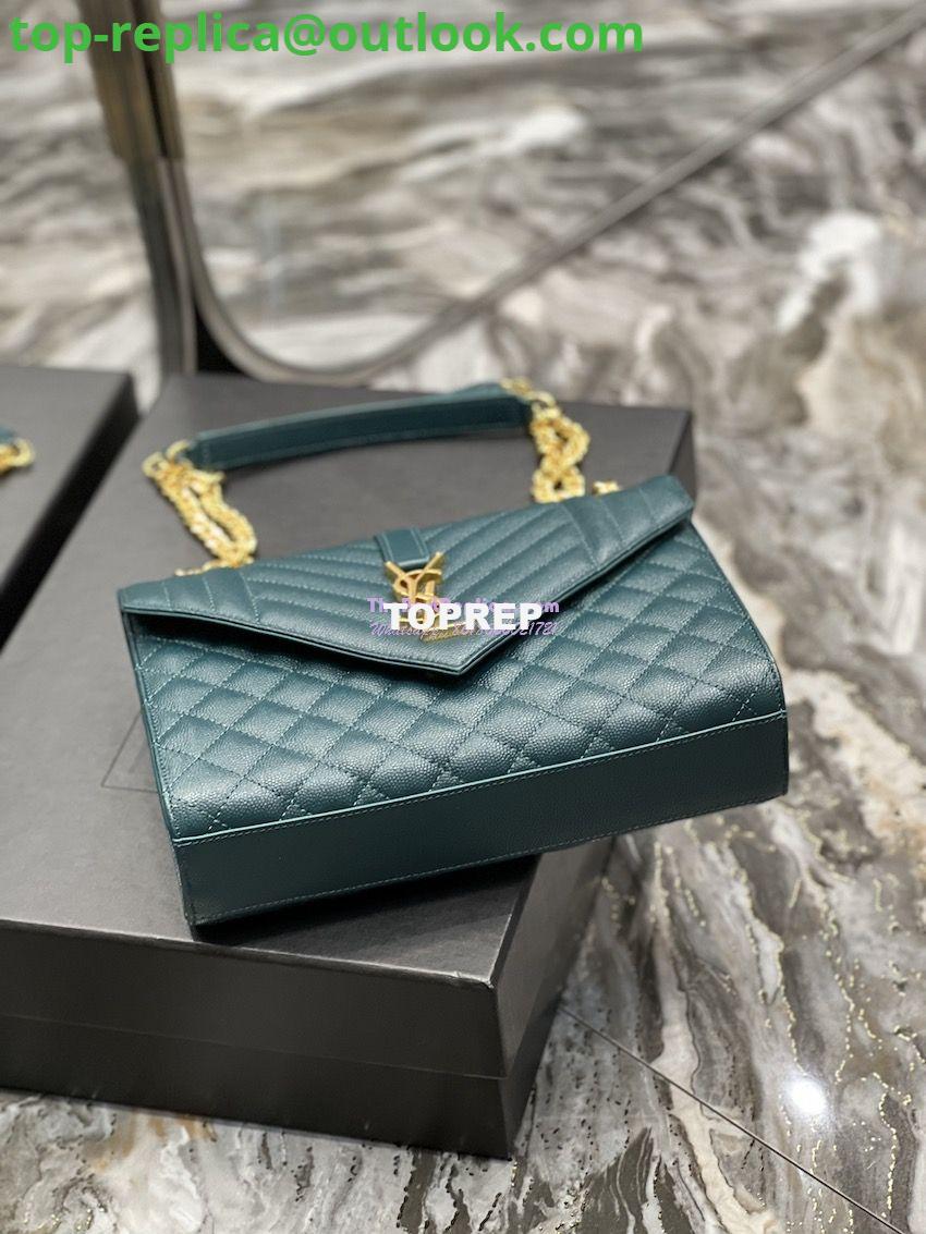 Replica YSL Saint Laurent Medium Envelope Bag In Mix Matelassé Grain De Poudre Embossed Leather 487206 Turquoise 10 Replica YSL Saint Laurent Medium Envelope Bag In Mix Matelassé Grain De Poudre Embossed Leather 487206 Turquoise 10