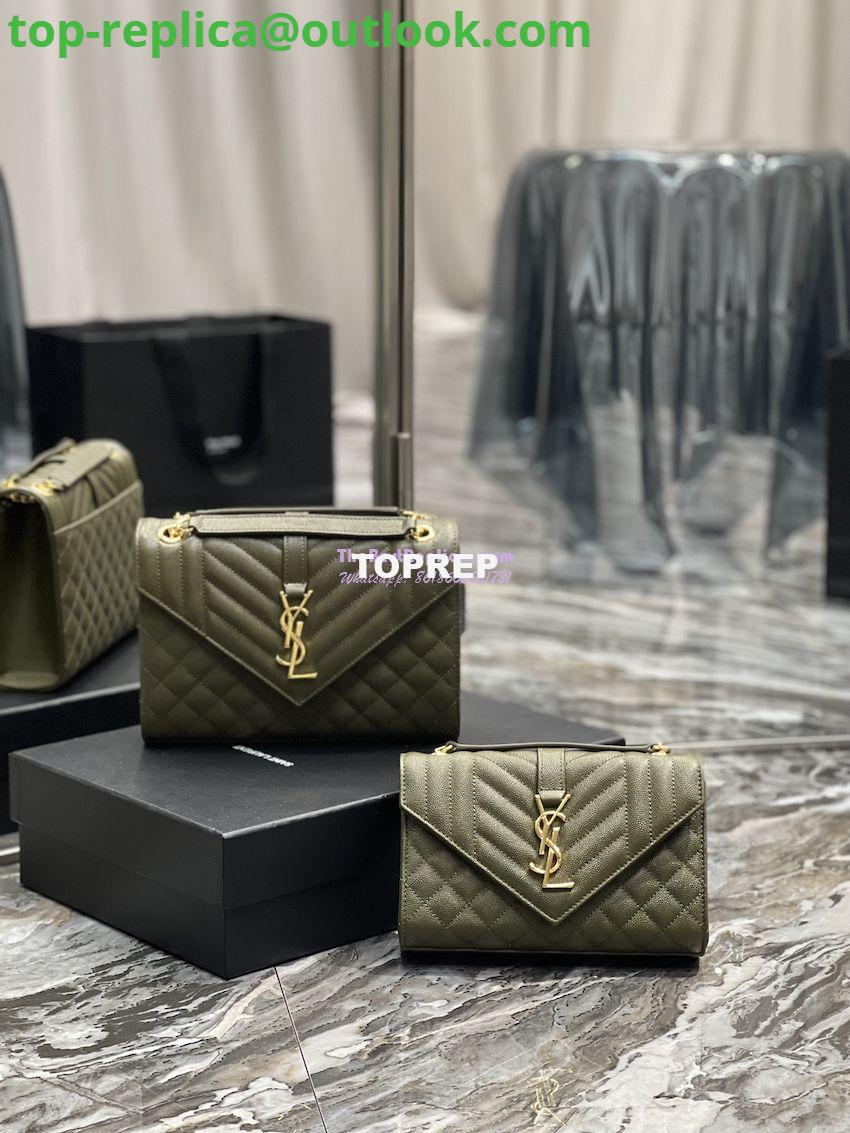 Replica Ysl Envelope Small Bag In Mix Matelasse Grain De Poudre Embossed Leather 526286 Olive Green Replica Ysl Envelope Small Bag In Mix Matelasse Grain De Poudre Embossed Leather 526286 Olive Green