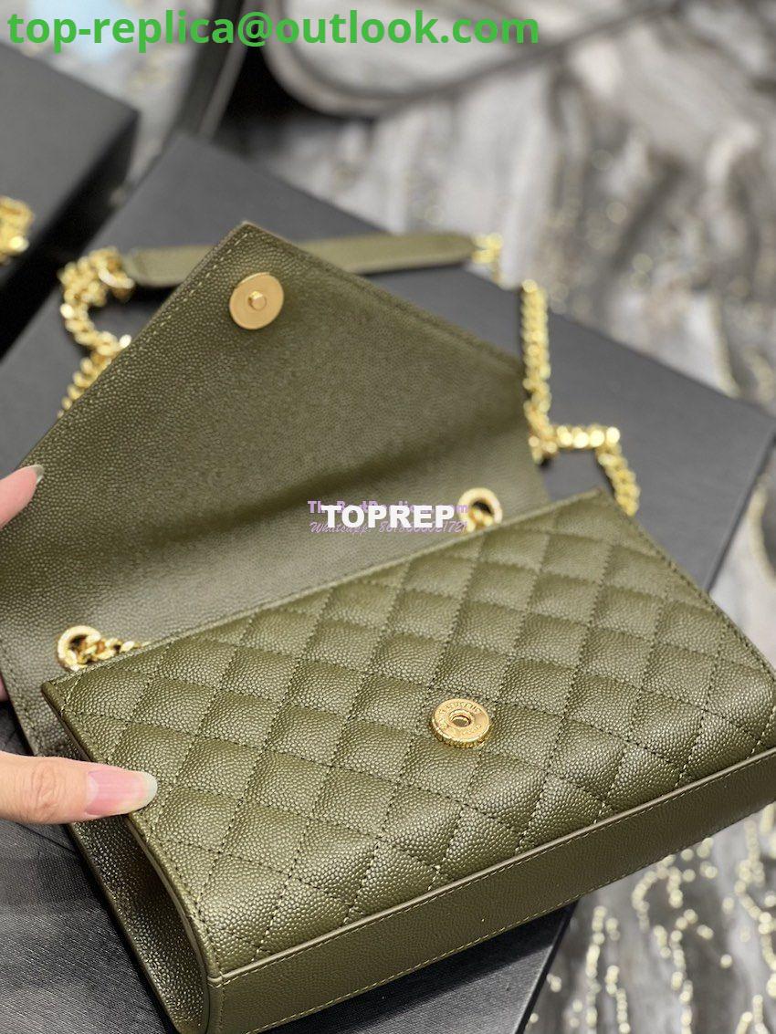 Replica Ysl Envelope Small Bag In Mix Matelasse Grain De Poudre Embossed Leather 526286 Olive Green 9 Replica Ysl Envelope Small Bag In Mix Matelasse Grain De Poudre Embossed Leather 526286 Olive Green 9