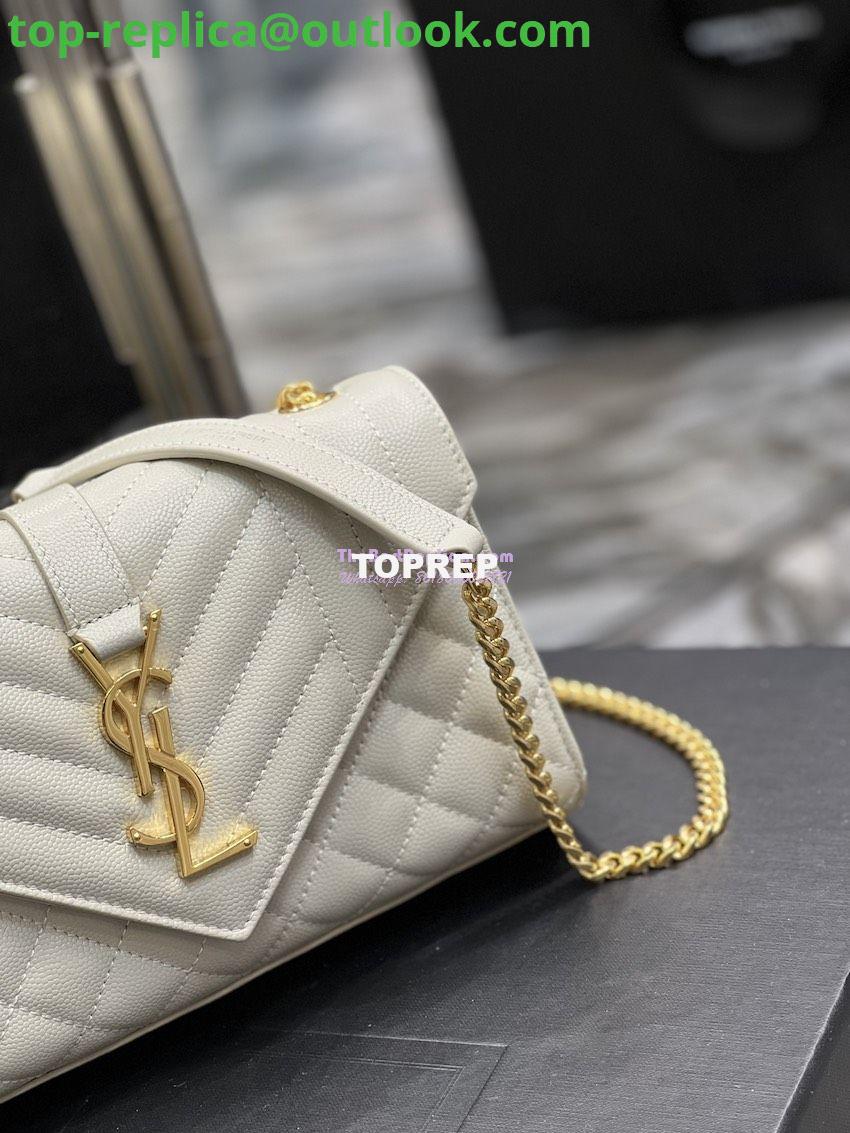 Replica Ysl Envelope Small Bag In Mix Matelasse Grain De Poudre Embossed Leather 526286 White Ghw 3 Replica Ysl Envelope Small Bag In Mix Matelasse Grain De Poudre Embossed Leather 526286 White Ghw 3