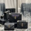 Replica YSL Saint Laurent Kate 99 Chain Bag In Crocodile Embossed Calfskin 6606181 Black 11