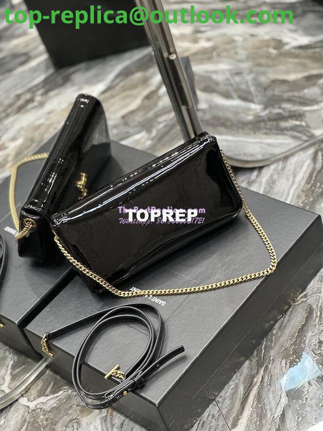 Replica YSL Saint Laurent Kate 99 Chain Bag In Quilted Patent Calfskin 6606181 Black 10 Replica YSL Saint Laurent Kate 99 Chain Bag In Quilted Patent Calfskin 6606181 Black 10