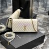 Replica YSL Saint Laurent Kate 99 Chain Bag In Quilted Linen 6606181 Beige 13