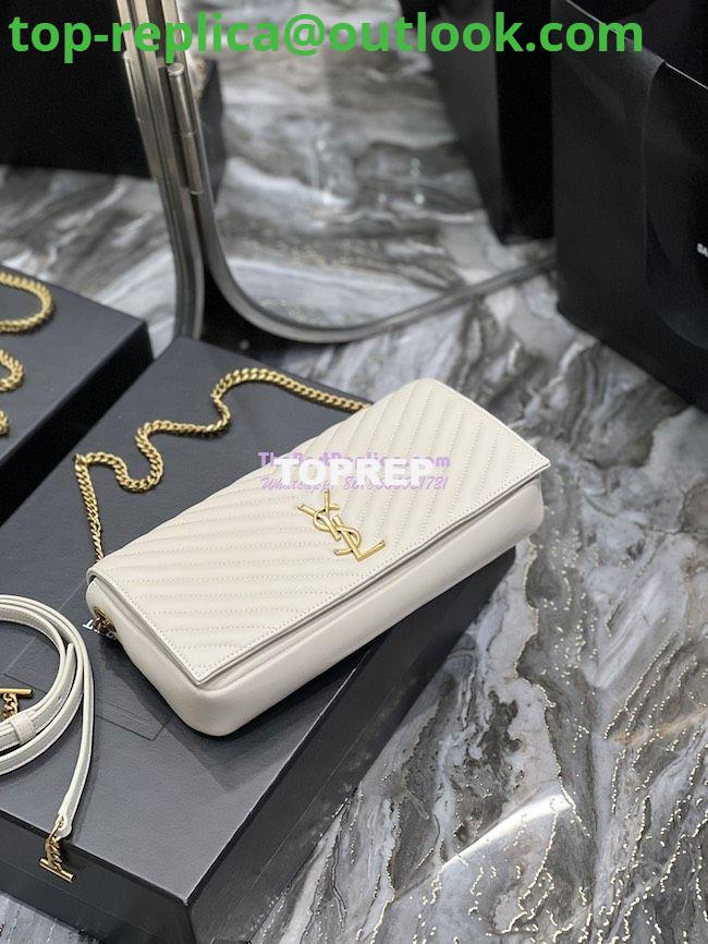 Replica YSL Saint Laurent Kate 99 Chain Bag In Quilted Lambskin 6606181 White 2 Replica YSL Saint Laurent Kate 99 Chain Bag In Quilted Lambskin 6606181 White 2