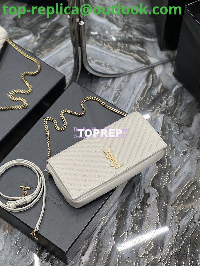 Replica YSL Saint Laurent Kate 99 Chain Bag In Quilted Lambskin 6606181 White 3 Replica YSL Saint Laurent Kate 99 Chain Bag In Quilted Lambskin 6606181 White 3