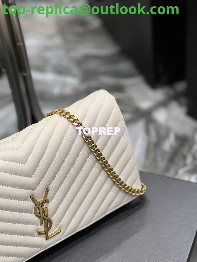 Replica YSL Saint Laurent Kate 99 Chain Bag In Quilted Lambskin 6606181 White 6 Replica YSL Saint Laurent Kate 99 Chain Bag In Quilted Lambskin 6606181 White 6
